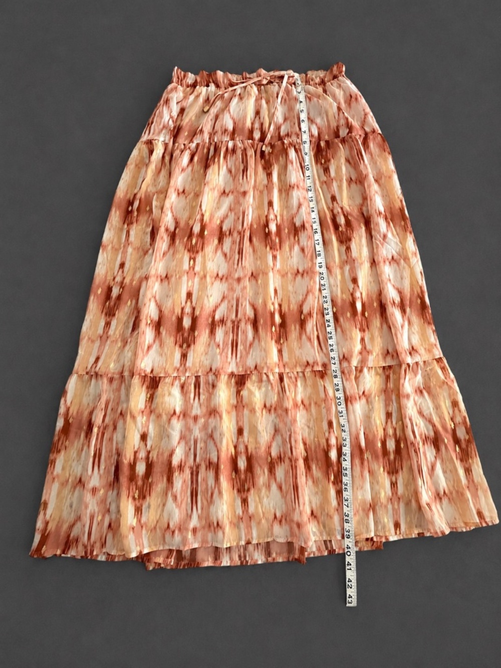 INC Bohemian Maxi SKIRT SIze Large. - Picture 6 of 6